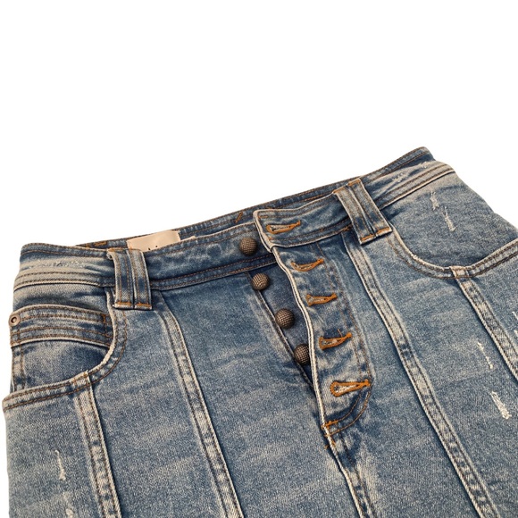 Aje Crawford Denim Mini Skirt - Picture 4 of 5